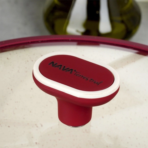 Sikre soft-touch-håndtag og glaslåg