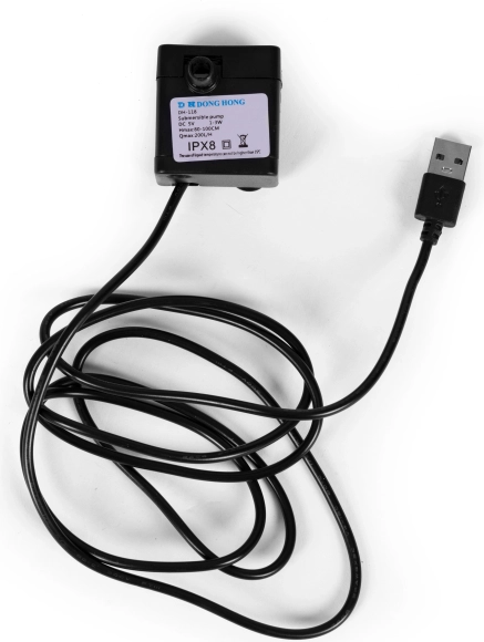 Støjsvag USB-pumpe og nem vedligeholdelse
