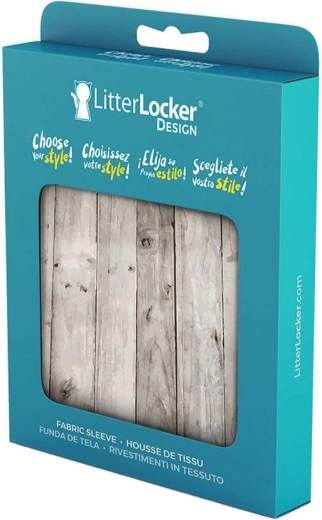 Tekstilovertræk til LitterLocker Design-spand Wood
