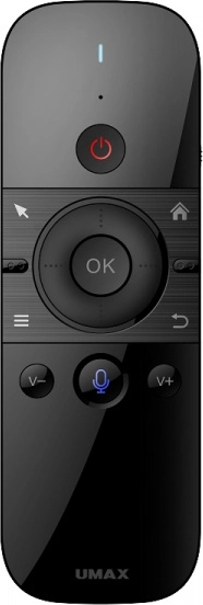 Umax Air Mouse M1 trådløs fjernbetjening med tastatur og stemmestyring