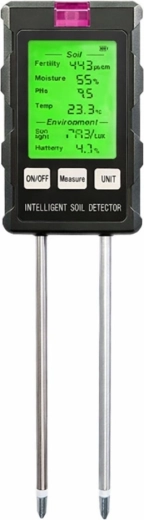 Bagbelyst LCD for nem aflæsning