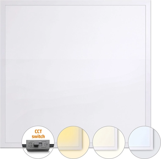 Solight LED-panel backlit CCT 36 W 60×60 cm hvid