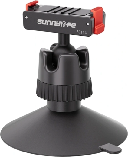 Sunnylife magnetisk quick-release monteringsadapter med 360° kugleled til DJI Osmo 360 og Osmo Action 5 Pro/4/3