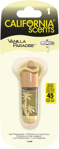 Hængende luftfrisker CALIFORNIA SCENTS Vanilla Paradise