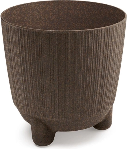 Blomsterpotte Ryfo N Eco Wood 16,8 cm kaffe