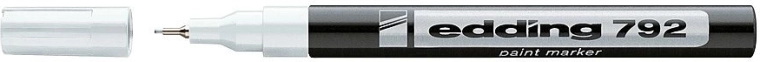 Lakmarker Edding 792 hvid