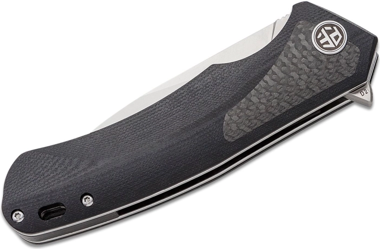 Ergonomisk G10-skæfte med kulfiberindlæg
