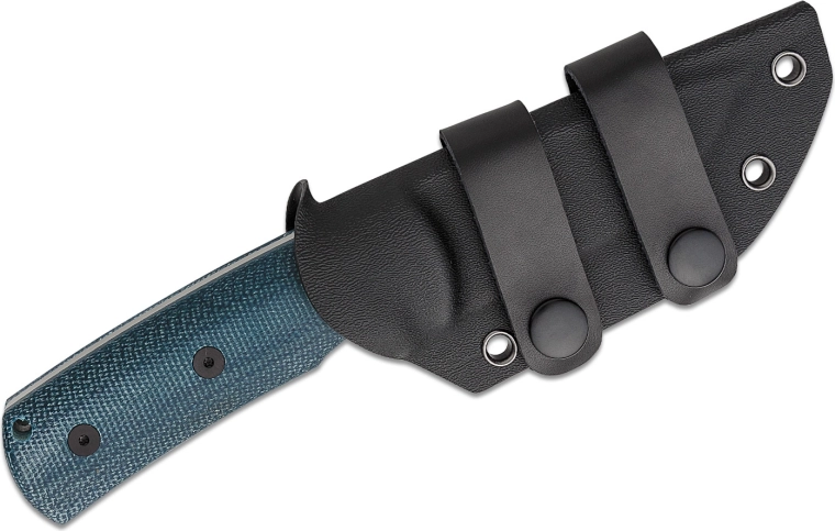 Ergonomisk blå Micarta med sikkert greb