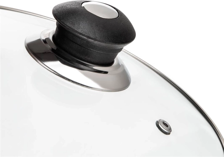 Glaslåg med ventil til kontrol af tilberedning