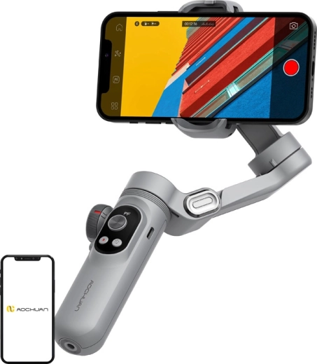 Stabilisator til smartphone AOCHUAN Smart X Pro standard grå
