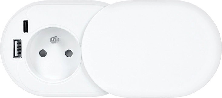 Hurtig USB-opladning: USB-C PD 20 W + USB-A QC 3.0