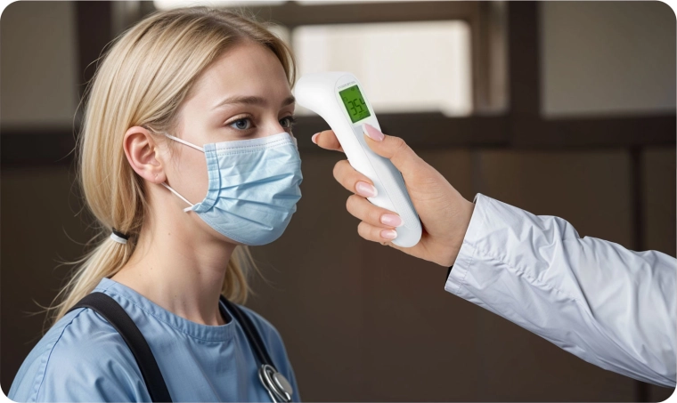 Øjeblikkelig berøringsfri måling på 1 sekund