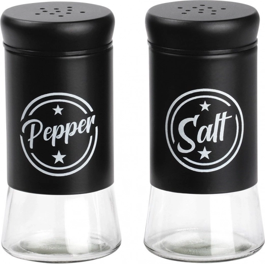 Holdbart glas og mat sort metal