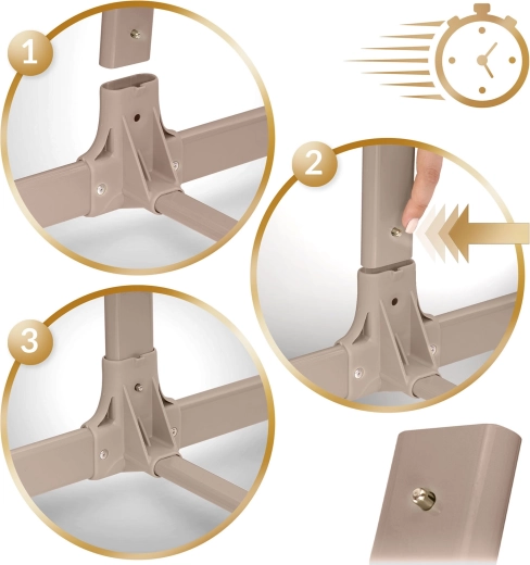 Hurtig samling og nem vedligeholdelse