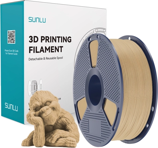Sunlu Wood filament pro 3D-print – ahorn