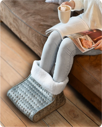 Blød plys og komfort til begge fødder