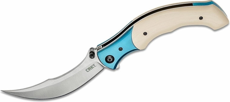 CRKT Ritual Ivory Blue foldekniv 11 cm