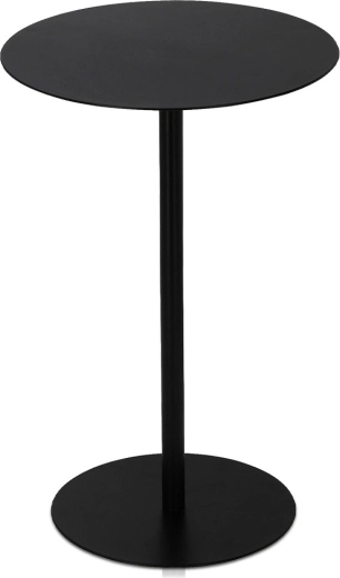Rundt metal afsætningsbord sort 35 × 53 cm Trends4You
