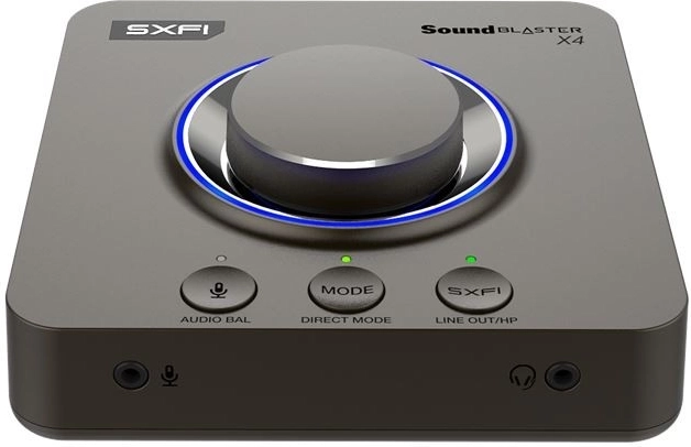 ekstern lydkort Sound Blaster X4 7.1 USB DAC med Super X‑Fi og SmartComms