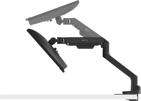 Ergonomisk justering af skærmens position