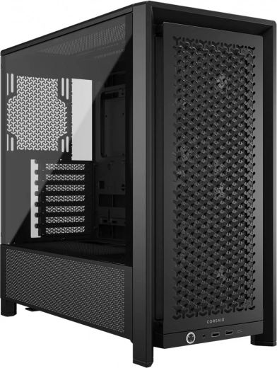 Sort MIDI TOWER-kabinet Corsair Frame 4000D RS
