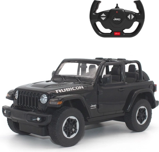 Rastar Jeep Wrangler JL fjernstyret RC-bil 1:14 sort