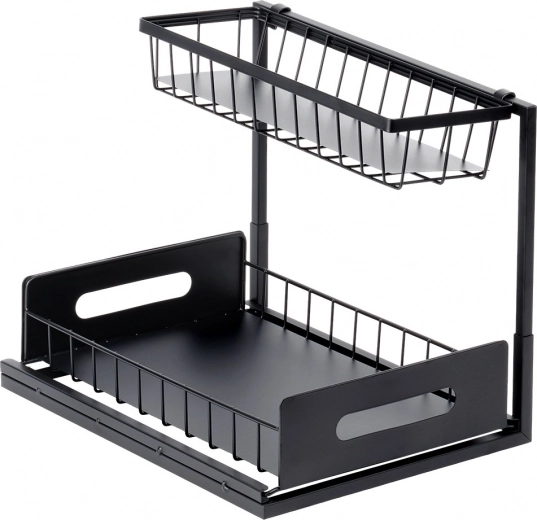 Stabil metal-konstruktion i sort