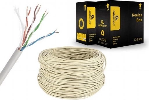 UTP-kabel Cat 5e (CCA) 305 m grå