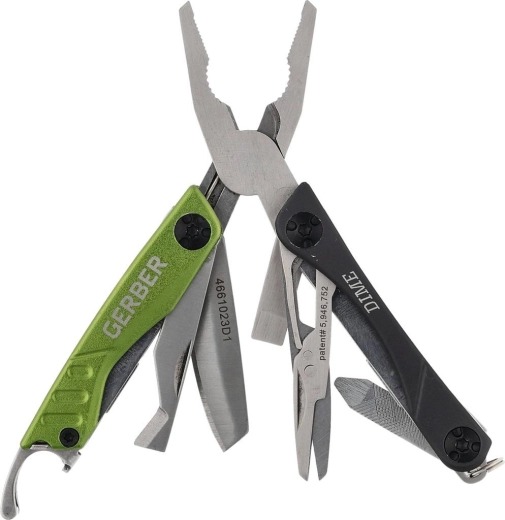 Multifunktionelt værktøj Gerber Dime Green