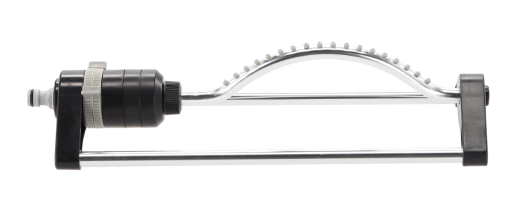 Trinløs justering af flow og rækkevidde