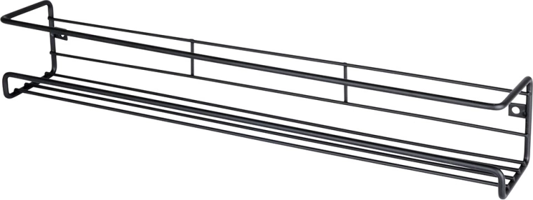 Robust metalkonstruktion i sort