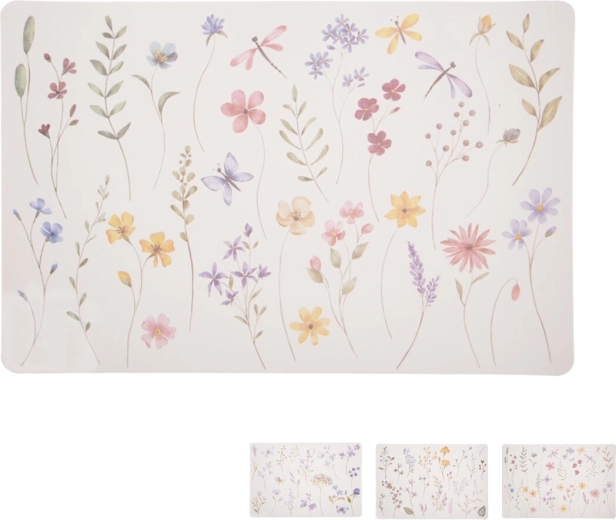 Bordskåner i plast (UH) Forårsblomster 43,5 × 28,5 cm mix