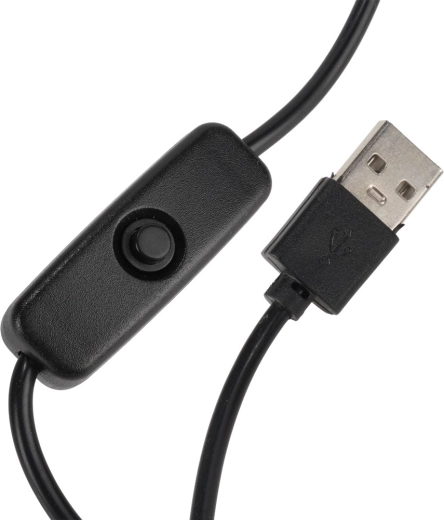 USB-strømforsyning med praktisk kabel
