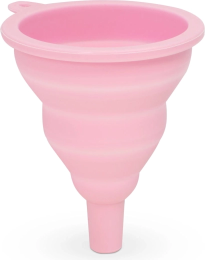 Sammenfoldelig silikontagt i pink 10 × 8 cm