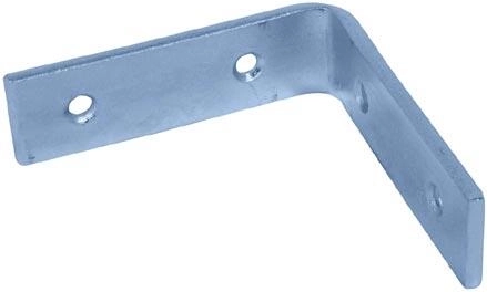 Ligevinklet beslag 40 × 100 × 100 mm, galvaniseret, pakke med 4 stk.