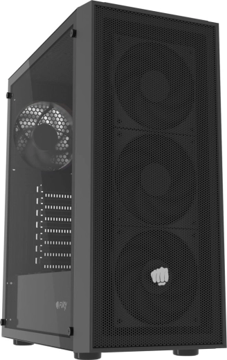 Mesh-frontpanel for maksimal airflow