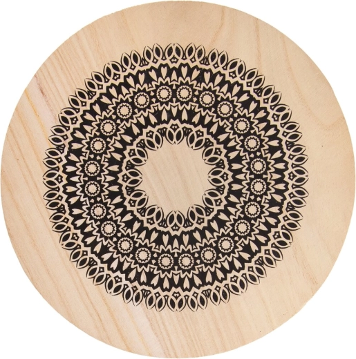 Træskåner til gryder Mandala 20 cm