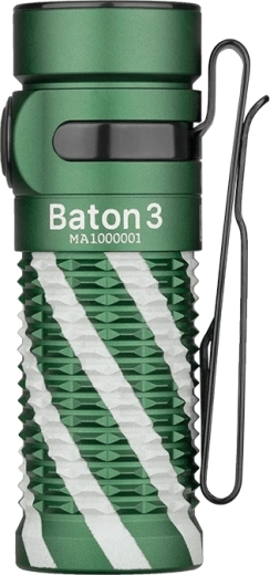 EDC-design med dobbeltsidet clip