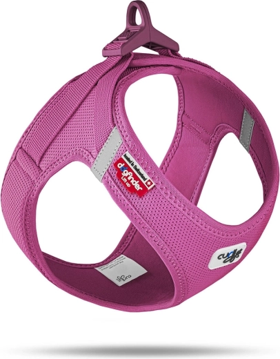 Curli sele til hunde Air-Mesh med spænde, fuchsia XL (12–18 kg)