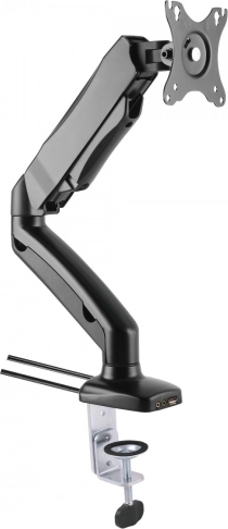 LED/LCD-bordarm 13-27 tommer 6 kg med gasfjeder, audio/USB