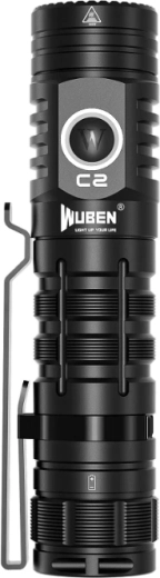 Wuben C2 lommelygte 2000 lm, sort