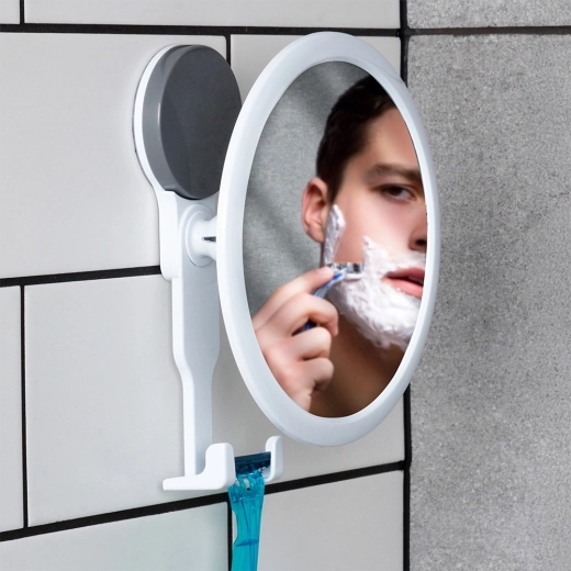 Justerbar vinkel for præcis makeup og barbering