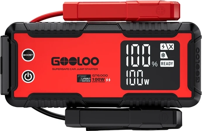Starthjælpseffekt 6000 A til 12V-køretøjer