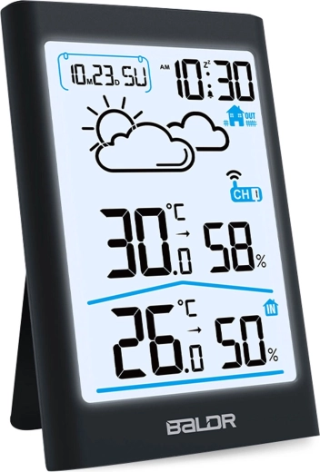 Overskueligt bagbelyst LCD-display