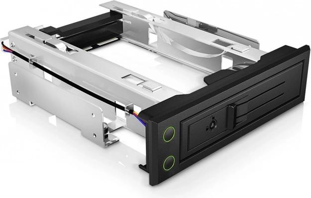 Udskiftelig bakke til 3,5" HDD SATA/SAS til 5,25" bay