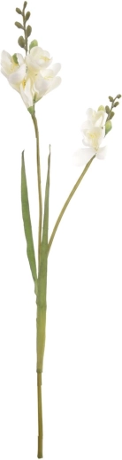 Kunstig blomst Fresia hvid 54 cm
