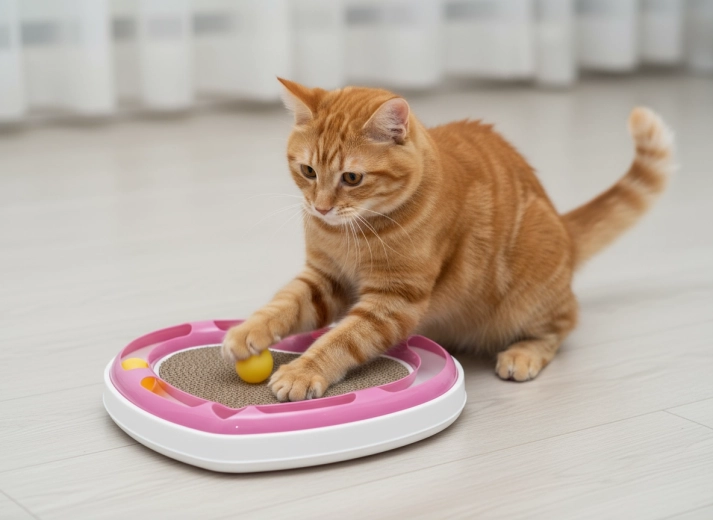 Interaktiv bane med bolde