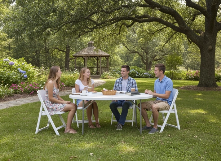 Til rummelig borddækning for større grupper