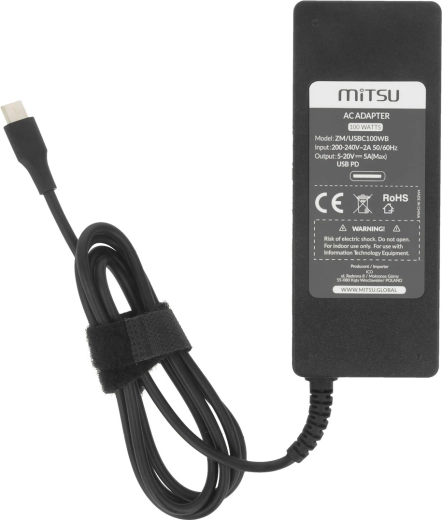Effekt op til 100 W med USB‑C Power Delivery