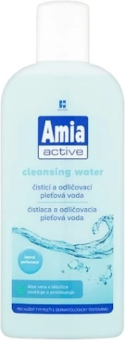 Amia Active rensende og makeupfjernende ansigtsvand 200 ml